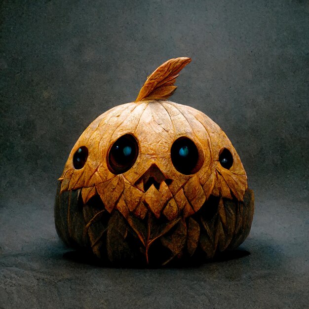 Halloween decor Spooky Autumn Carved pompoen