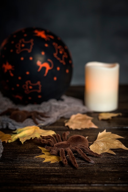 Halloween decoration background