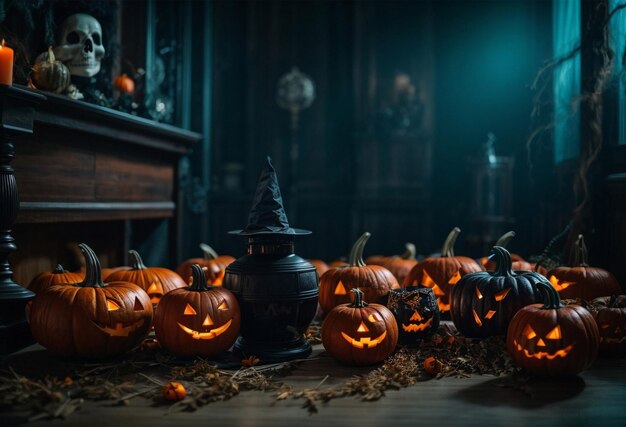 Foto illustrazione della decorazione di halloween