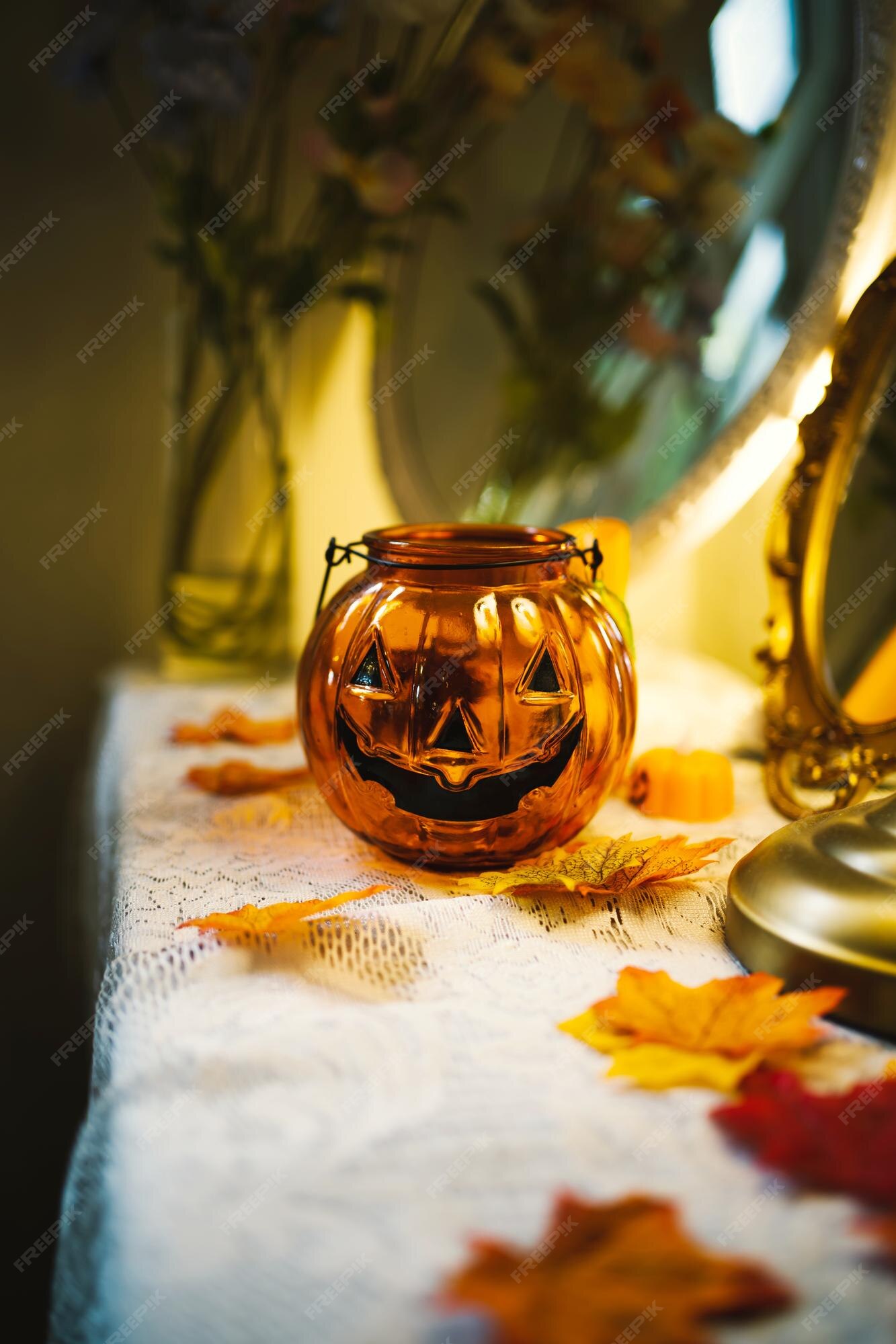 Premium Photo | Halloween decorations background halloween scary ...