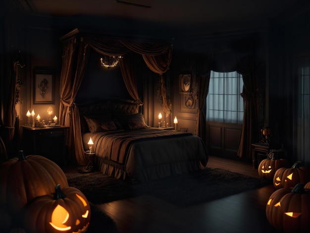 Halloween design room decoration