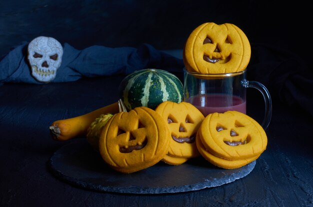 Foto biscotti diavolici di halloween