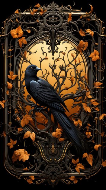 Halloween donkere sfeer illustratie
