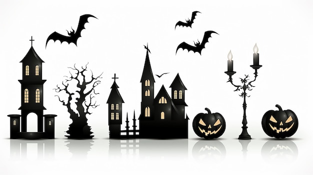 Halloween Element Isolated on white background