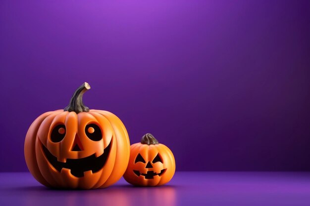 Halloween elements background wallpaper website with copy space