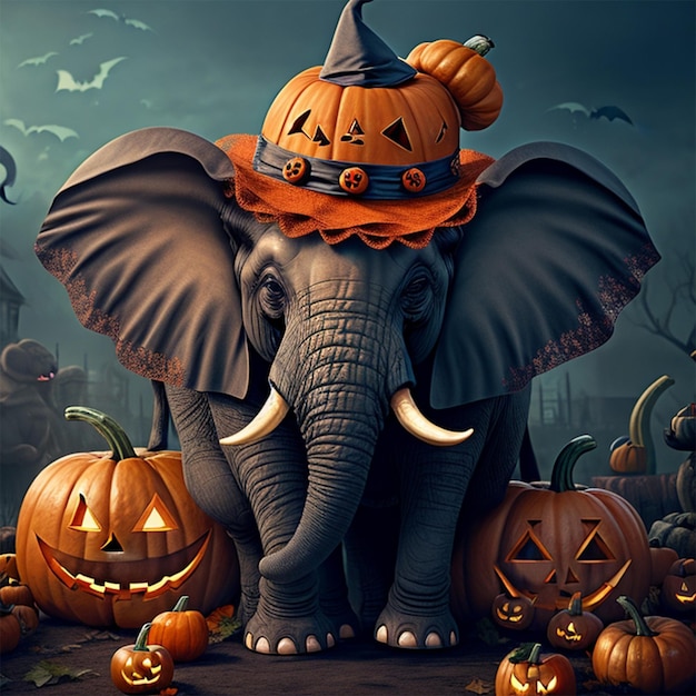 Halloween elephant