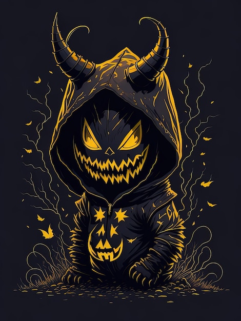 Halloween Enchantment Pumpkin Hoodies Witchy Magic and Batthemed Tshirts