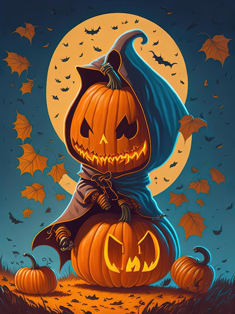 Halloween Enchantment Pumpkin Hoodies Witchy Magic and Batthemed Tshirts