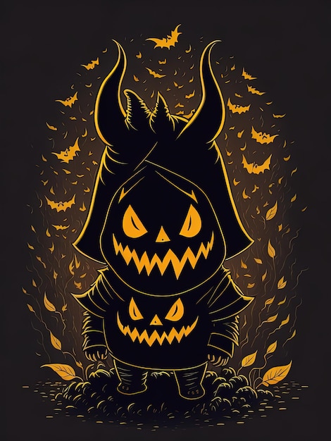 Halloween Enchantment Pumpkin Hoodies Witchy Magic and Batthemed Tshirts