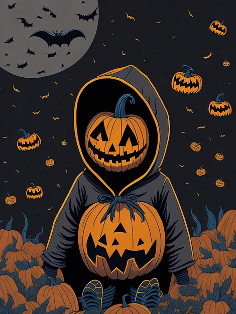 Halloween Enchantment Pumpkin Hoodies Witchy Magic and Batthemed Tshirts