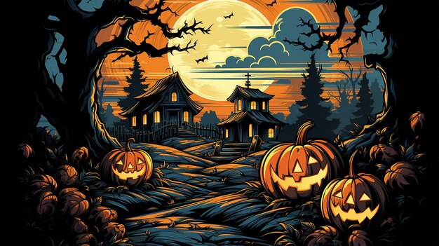 Halloween event Background pumpkin wallpaper