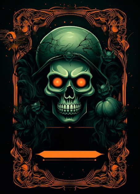 Photo halloween event flyer