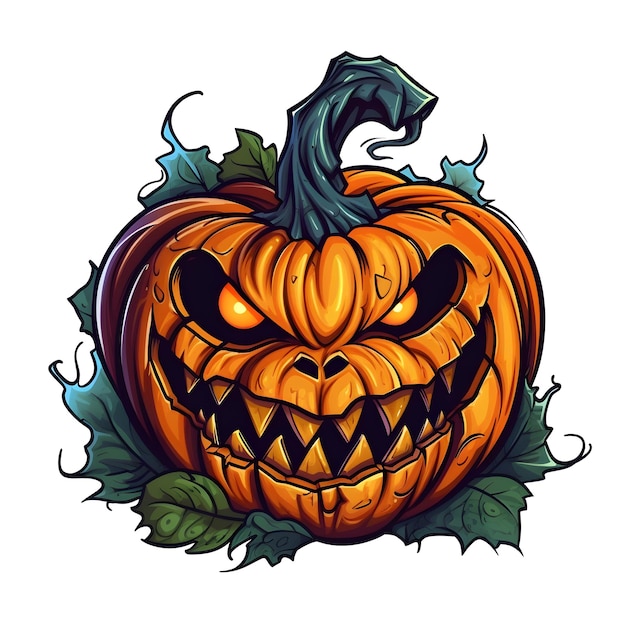 Halloween Evil pumpkins Halloween background Happy Halloween Pumpkin Evil Face