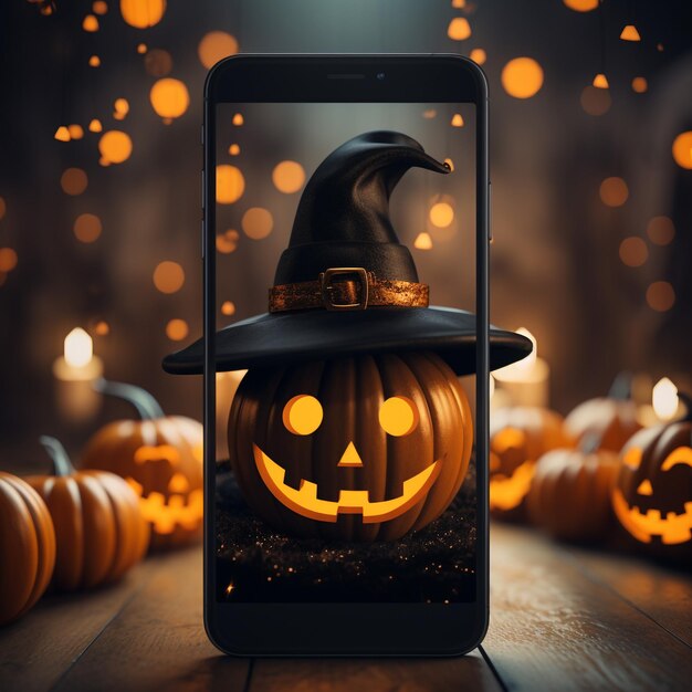 写真 instagram ソーシャル ネットワーク アプリケーション用のハロウィーン フィルター