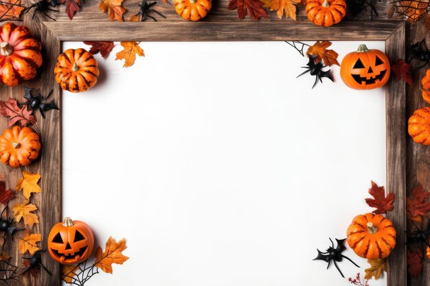 Halloween Frame with copy space