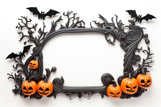 Halloween Frame with copy space