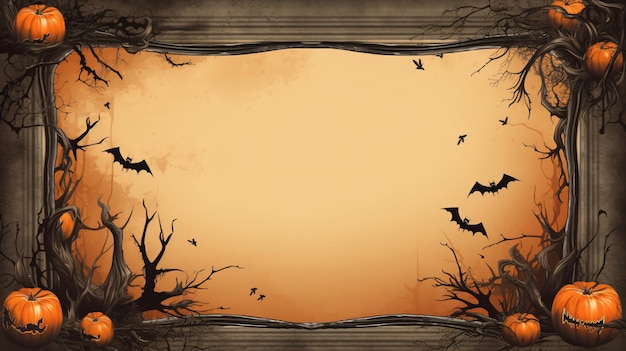 Halloween frame