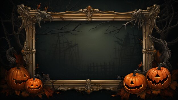 Halloween frame