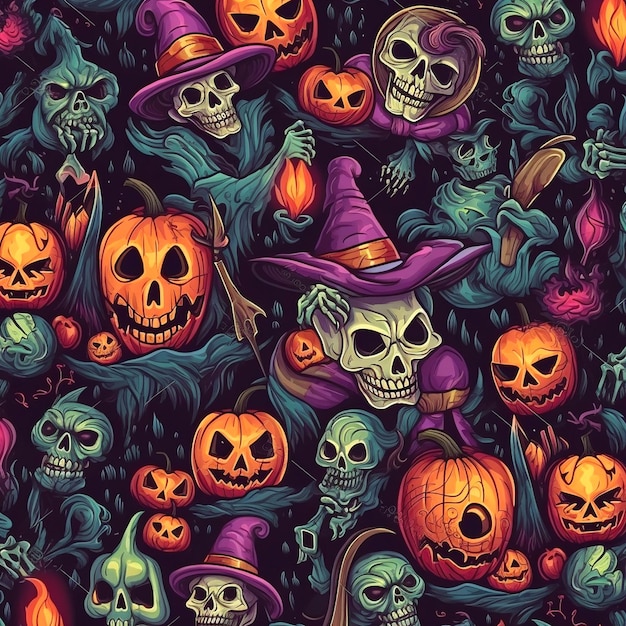 Halloween geïnspireerde achtergrond