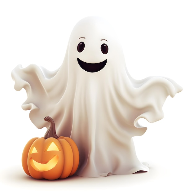 Halloween gelukkige geest 3D-rendering