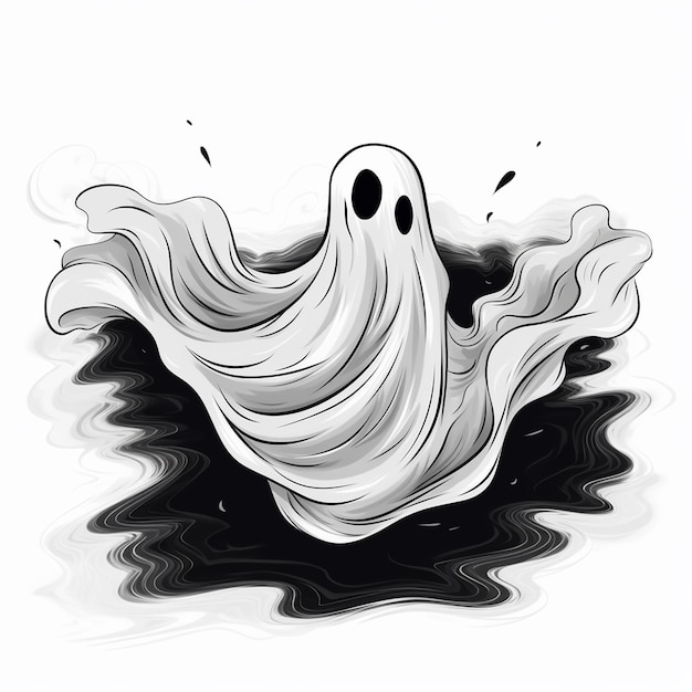 Photo halloween ghost activity sheet