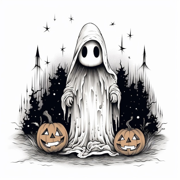 Photo halloween ghost clipart for kids