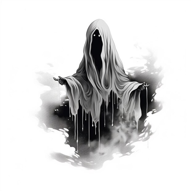 Halloween Ghost Drawing for Education