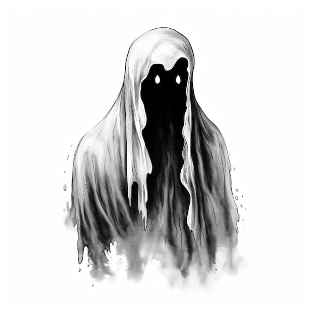 Photo halloween ghost drawings for adults