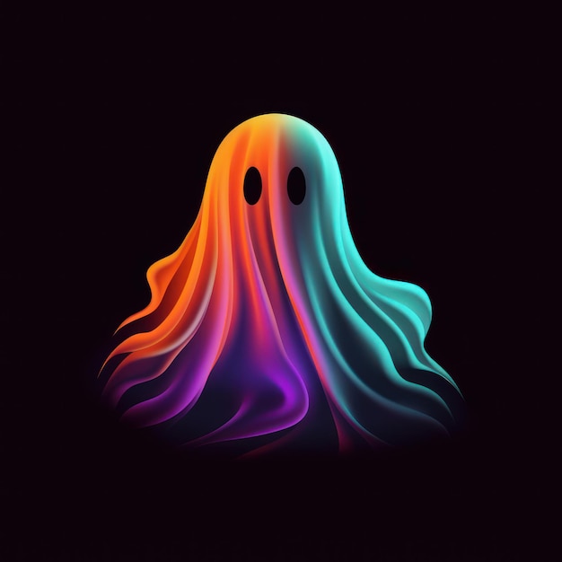 Foto l'icona del fantasma di halloween