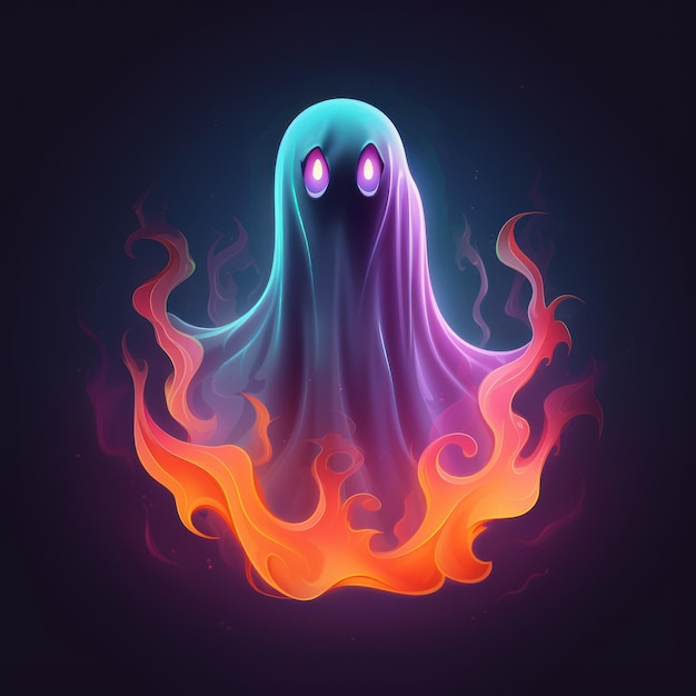 Икона призрака Хэллоуина