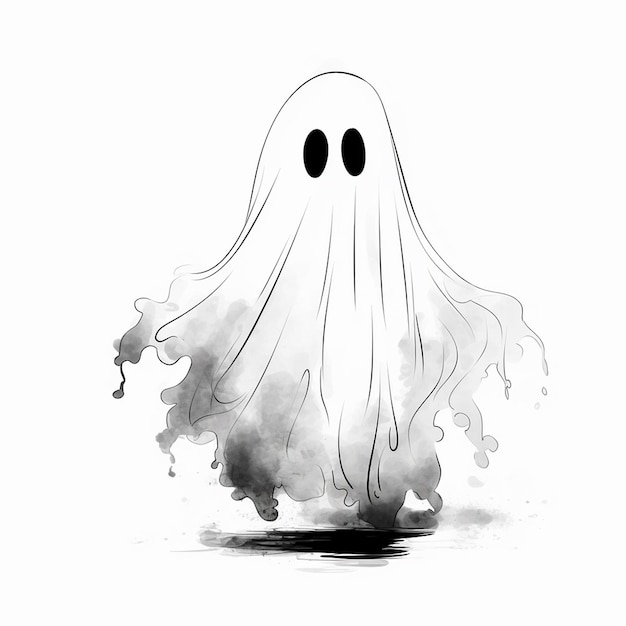 Photo halloween ghost vector