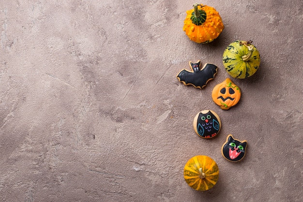 Halloween gingerbread scary festive cookies