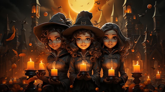 Halloween hocus pocus illustratie