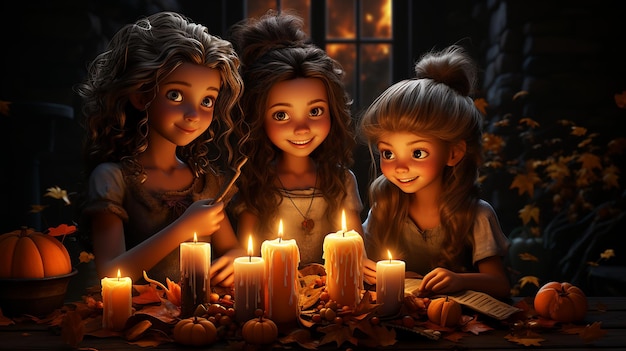 Halloween hocus pocus illustratie