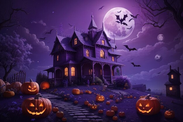 Halloween huanted house photo