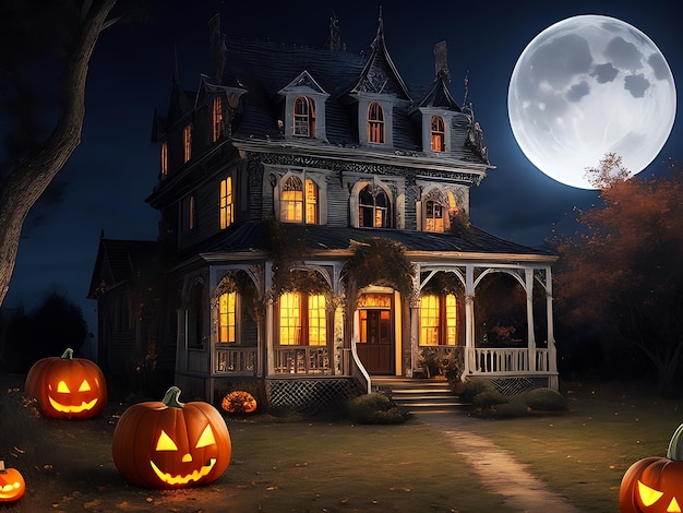 halloween hunting house