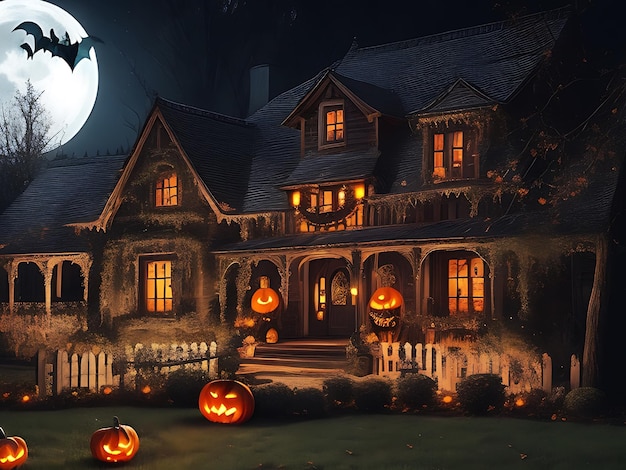 halloween hunting house