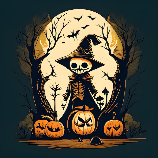Halloween illustratie