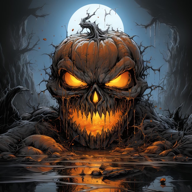 Halloween Illustration art design