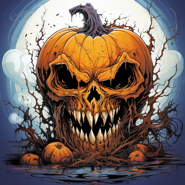 Halloween Illustration art design