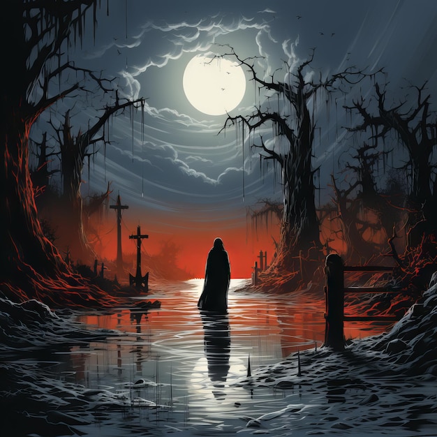 Halloween Illustration art design