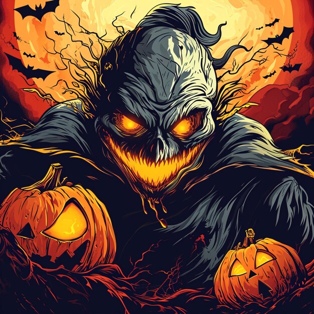 halloween illustration design