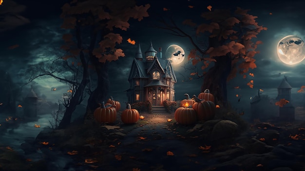 halloween illustration to edit
