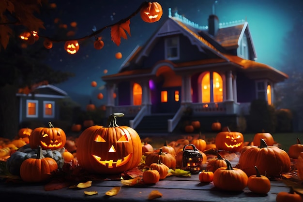 Halloween Illustration Image Leonardo Ai