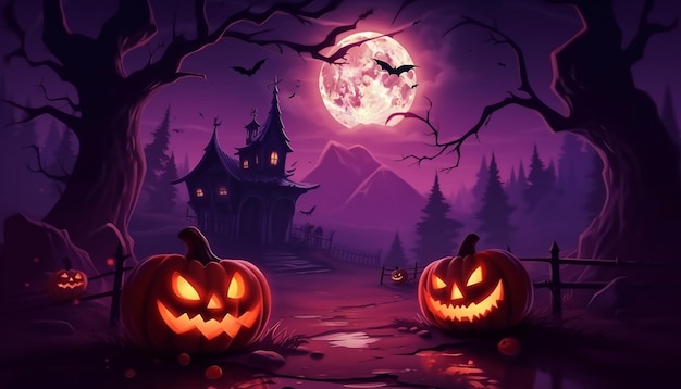 Halloween image with text field halloween background