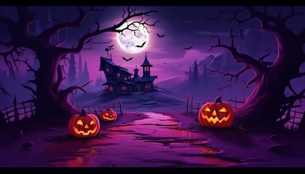 Halloween image with text field halloween background