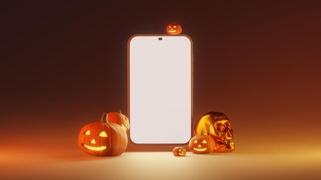 halloween jack o lantern telefoonmodel