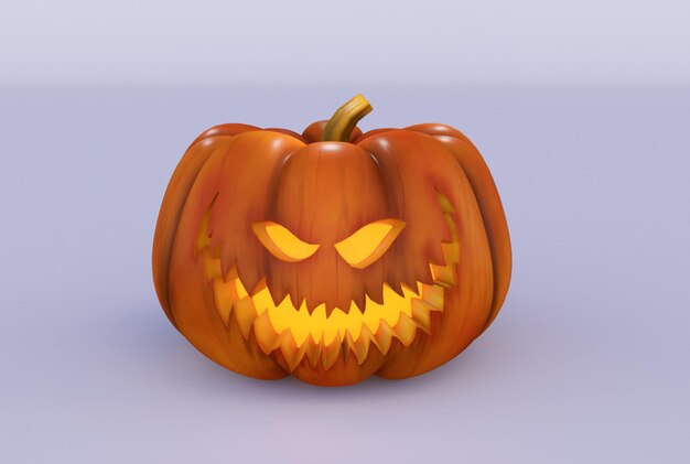 写真 ハロウィーン・ジャック・オブ・ランターンズ (halloween jack of lanterns) は白い背景に隔離された恐ろしい顔をしている