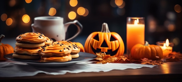 Photo halloween jackolanterns