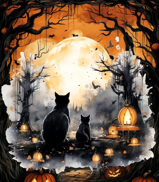 Halloween Junk Journal digitaal papier